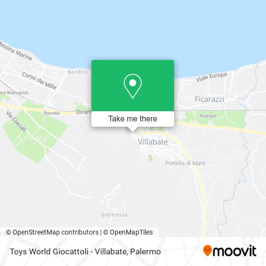 Toys World Giocattoli - Villabate map