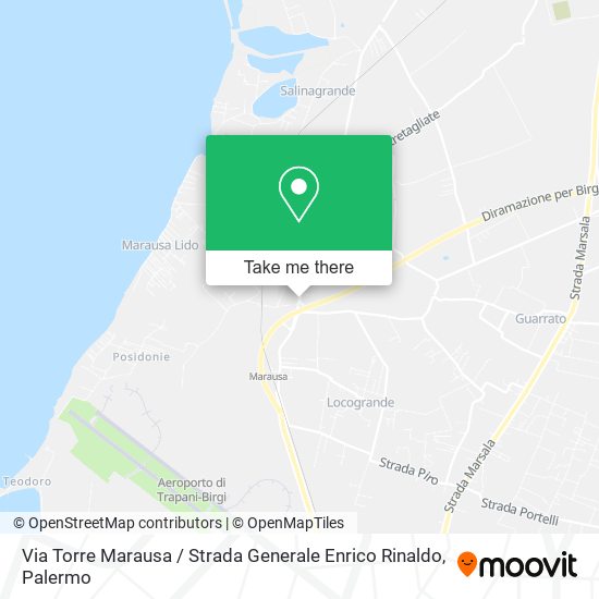 Via Torre Marausa / Strada Generale Enrico Rinaldo map