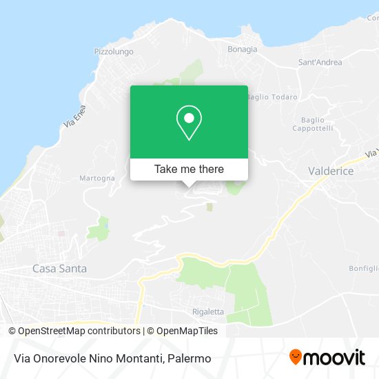 Via Onorevole Nino Montanti map