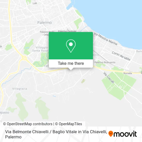 Belmonte Chiavelli Street / Baglio Vitale in Chiavelli Street map