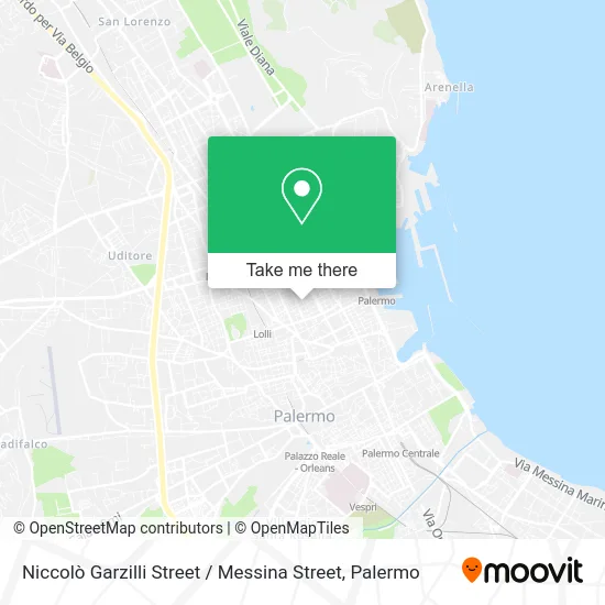 Niccolò Garzilli Street / Messina Street map