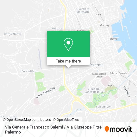 Via Generale Francesco Salemi / Via Giuseppe Pitrè map