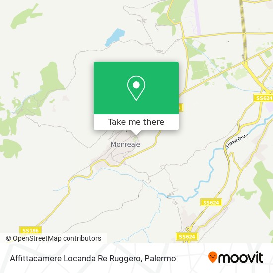 Affittacamere Locanda Re Ruggero map