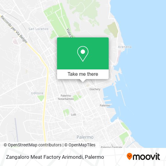 Zangaloro Meat Factory Arimondi map