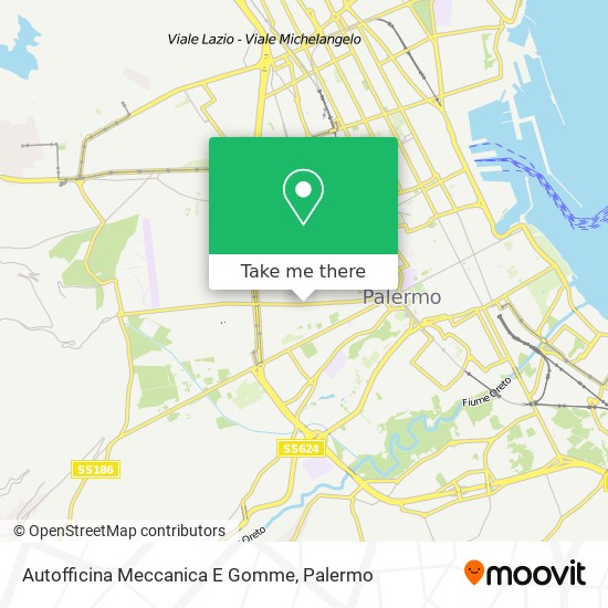 Autofficina Meccanica E Gomme map