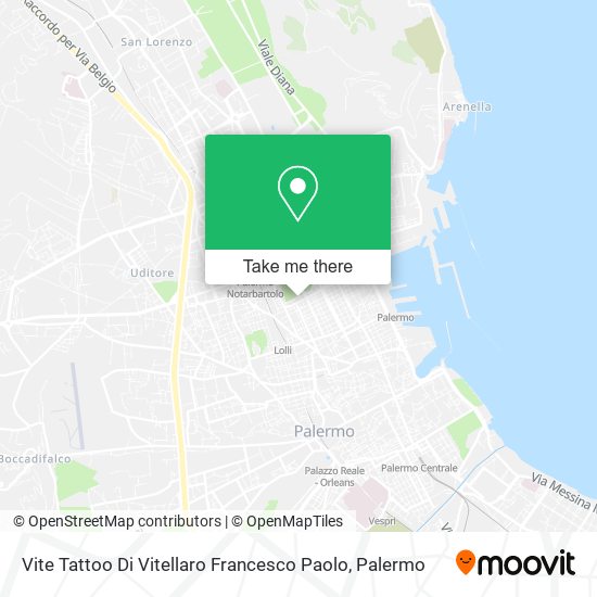 Vite Tattoo Di Vitellaro Francesco Paolo map