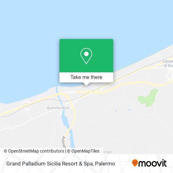 Grand Palladium Sicilia Resort & Spa map