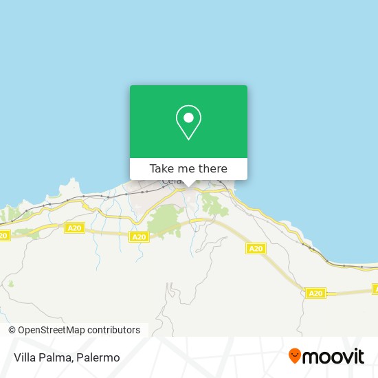 Villa Palma map