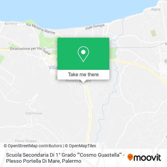 Scuola Secondaria Di 1° Grado ""Cosmo Guastella"" - Plesso Portella Di Mare map