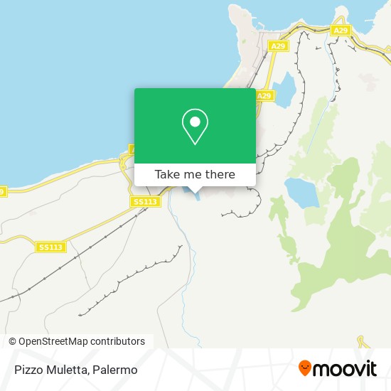 Pizzo Muletta map