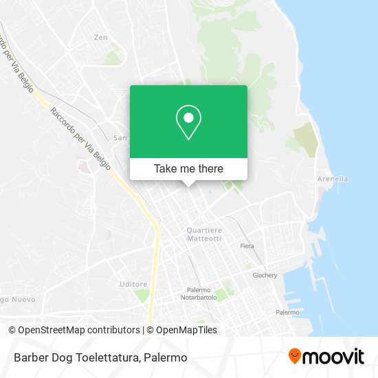 Barber Dog Toelettatura map
