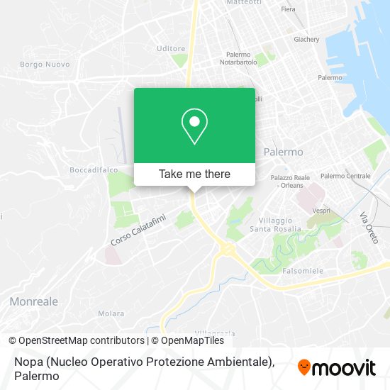 Nopa (Nucleo Operativo Protezione Ambientale) map