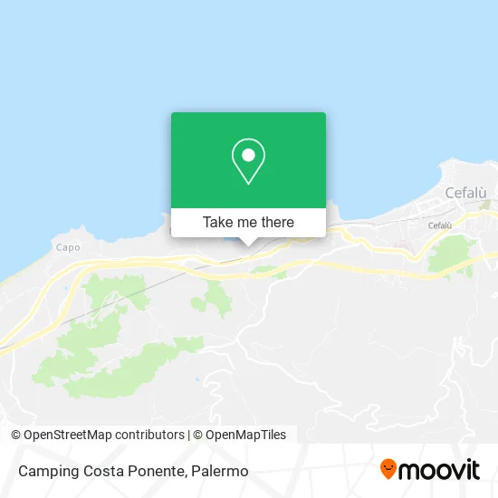 Camping Costa Ponente map