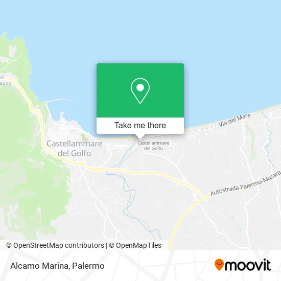Alcamo Marina map