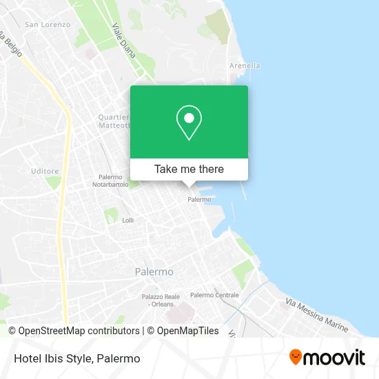 Hotel Ibis Style map