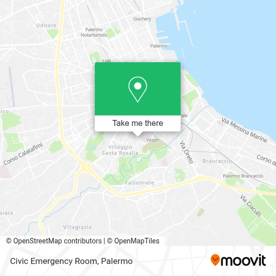 Civic Emergency Room map