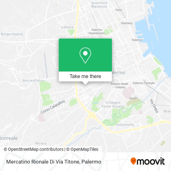 Mercatino Rionale Di Via Titone map