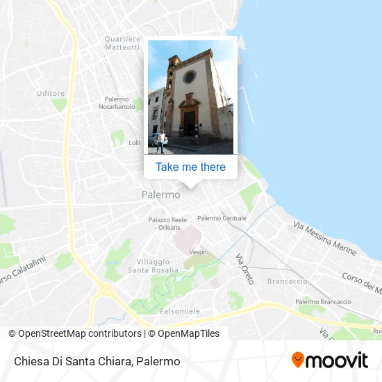 Church of Santa Chiara map