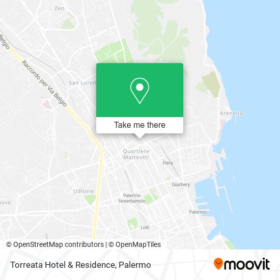 Torreata Hotel & Residence map