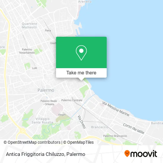 Antica Chiluzzo Fry Shop map