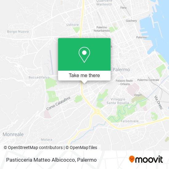 Pasticceria Matteo Albicocco map