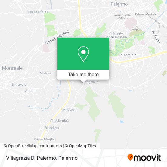 Villagrazia Di Palermo map