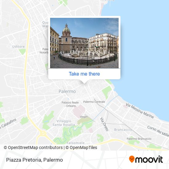 Piazza Pretoria map