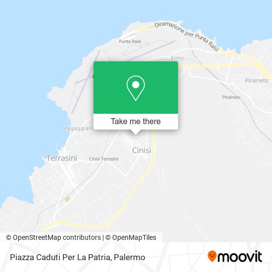 Piazza Caduti Per La Patria map