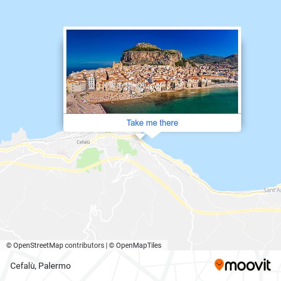 Cefalù map