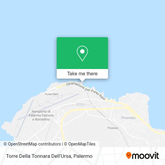 Torre Della Tonnara Dell'Ursa map