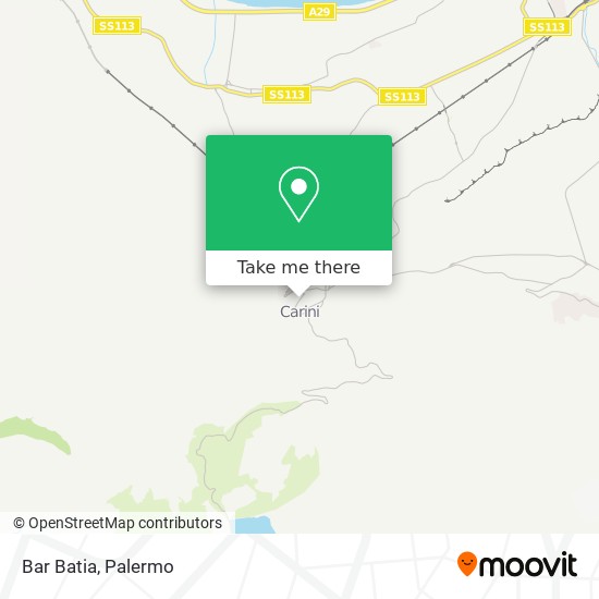 Bar Batia map