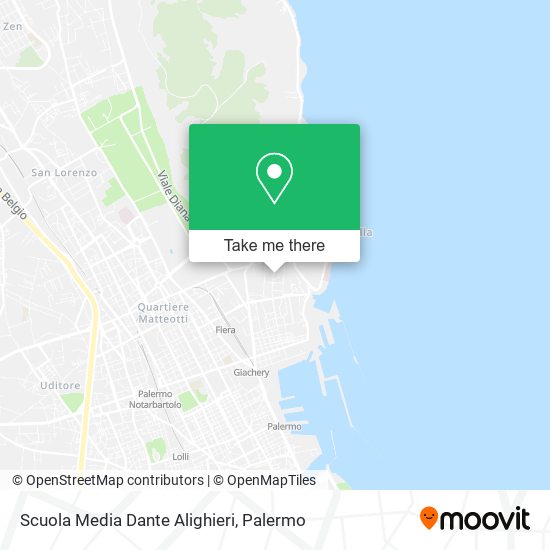 Scuola Media Dante Alighieri map