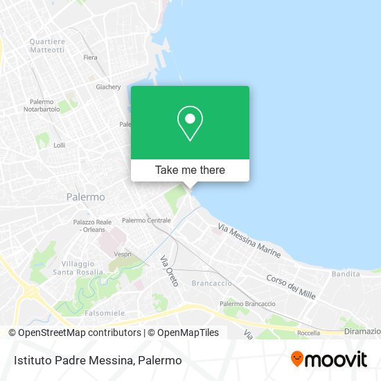 Istituto Padre Messina map