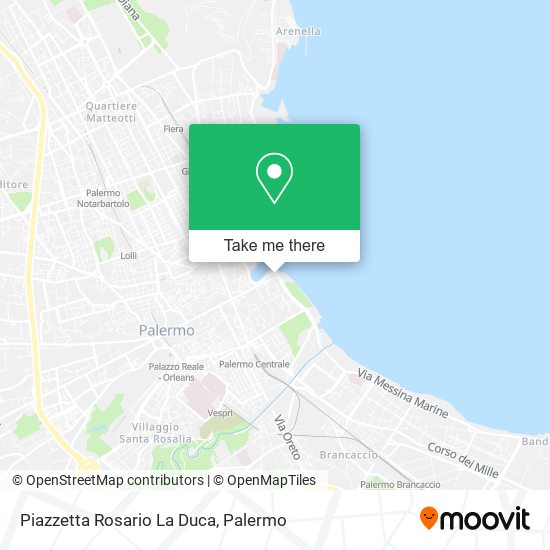 Piazzetta Rosario La Duca map