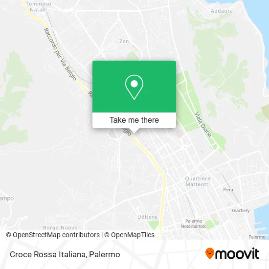 Italian Red Cross map