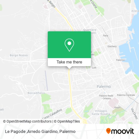 Le Pagode ,Arredo Giardino map