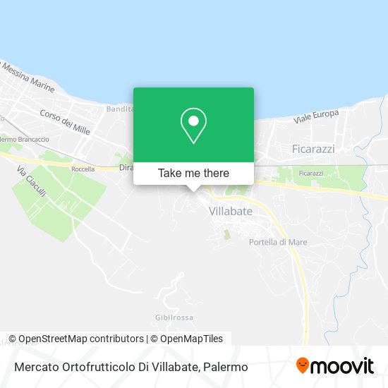 Mercato Ortofrutticolo Di Villabate map