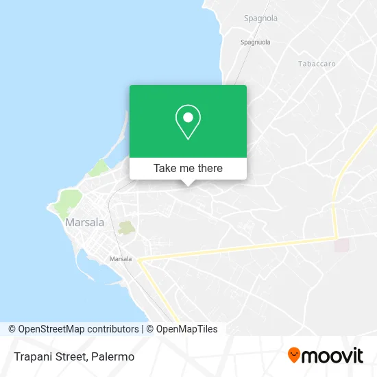 Trapani Street map