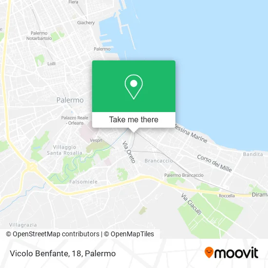 Vicolo Benfante, 18 map