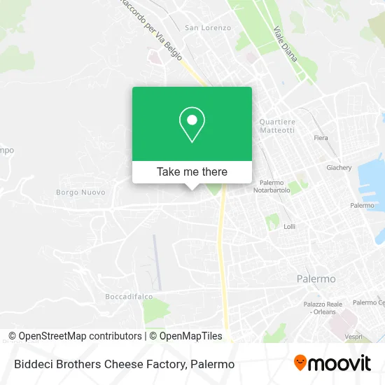 Biddeci Brothers Cheese Factory map