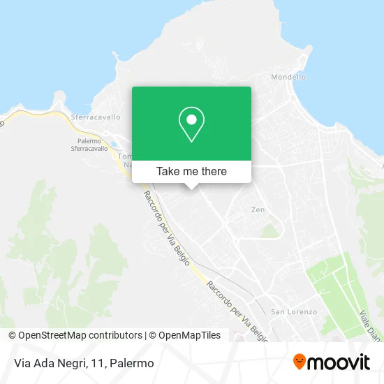 Via Ada Negri, 11 map