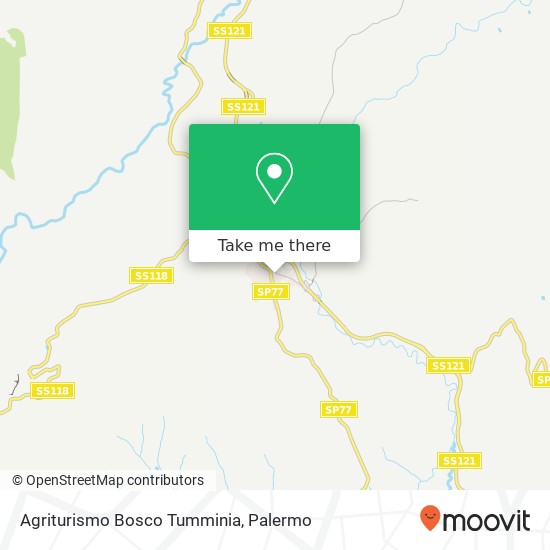 Agriturismo Bosco Tumminia map