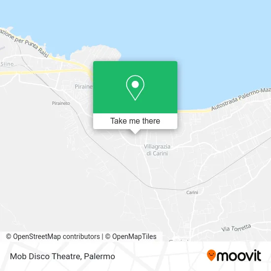 Mob Disco Theatre map