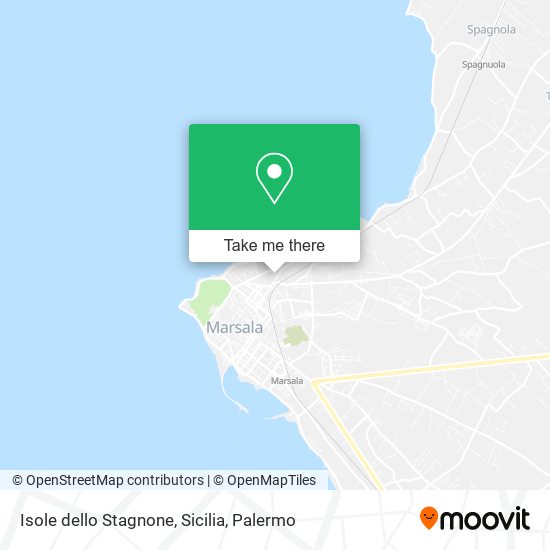 Isole dello Stagnone, Sicilia map