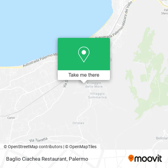 Baglio Ciachea Restaurant map