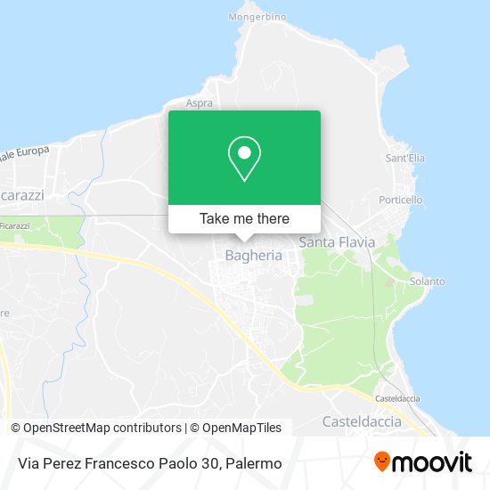 Via Perez Francesco Paolo  30 map