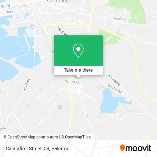 Calatafimi Street, 58 map