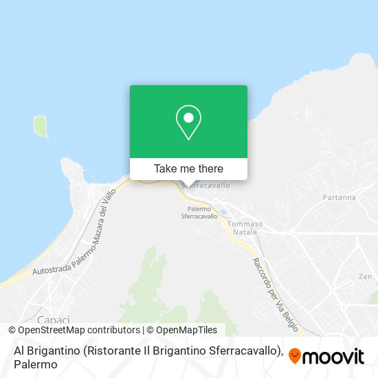 Al Brigantino (Ristorante Il Brigantino Sferracavallo) map