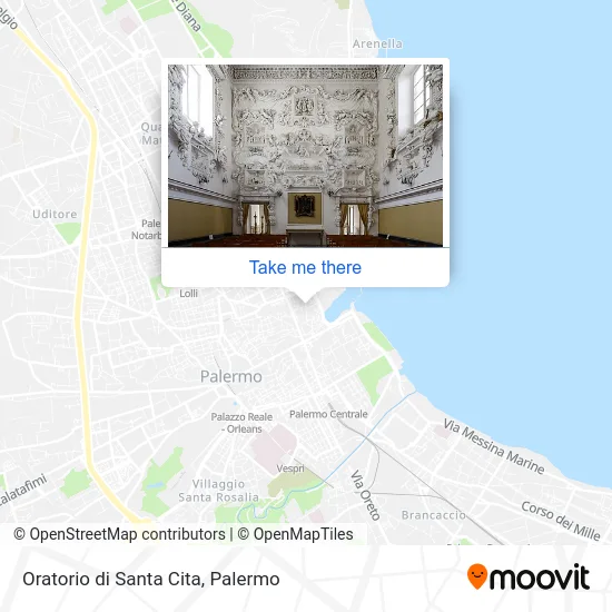 Oratorio di Santa Cita map