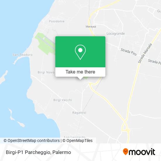 Birgi-P1 Parking map